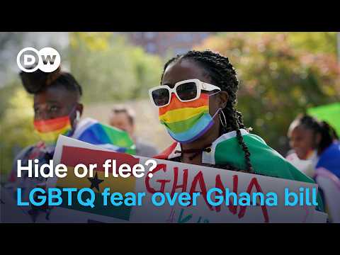 LGBTQ people in fear as Ghana pushes to criminalize same-sex activities | DW News thumbnail