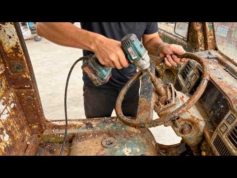Man Pulls Abandoned Truck From River And Restores It In 60 Days | by @RestorationTools6868 thumbnail