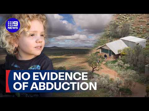 Police find 'no evidence of abduction' in search for missing boy | 9 News Australia thumbnail