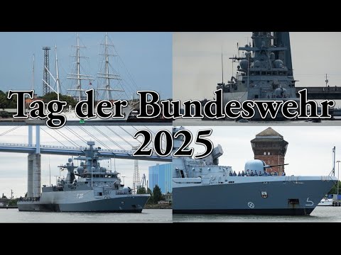Tag der Bundeswehr 2025 | Ankunft der Korvette Magdeburg in Stralsund thumbnail
