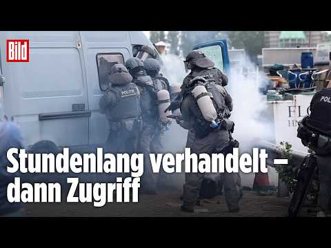 Radikaler Einsatz in Rotterdam: Polizei holt Messermann aus Camper thumbnail