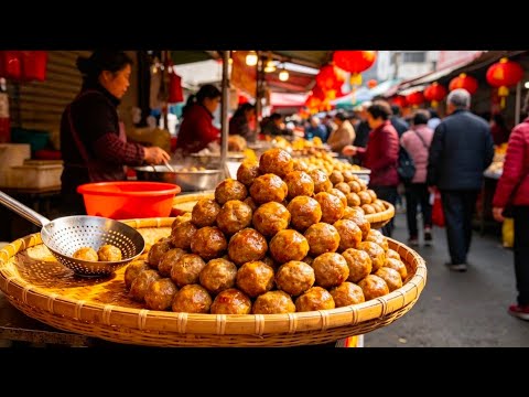 【LIVE】They sell meatballs and other fried foods at the market! thumbnail