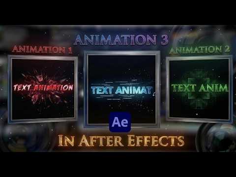 Motion Text Design l After Effect Tutorial thumbnail
