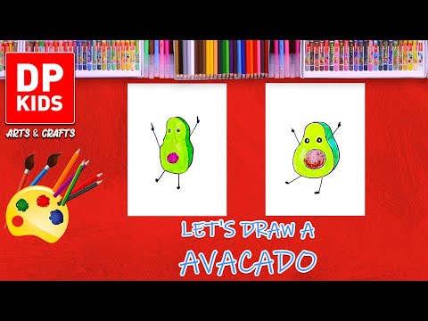 Let's draw an Avocado  | DP KIDS | ARTS | ENGLISH | 614 thumbnail