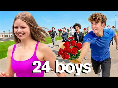 Hiding From 24 BOYS in 24 HOURS thumbnail