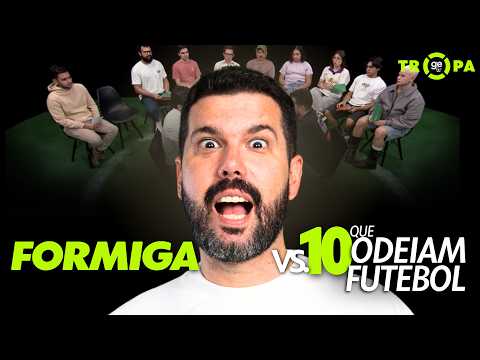 FORMIGA vs 10 HATERS DE FUTEBOL: SERÁ QUE ROLOU TRETA? | TROPA GE TV thumbnail
