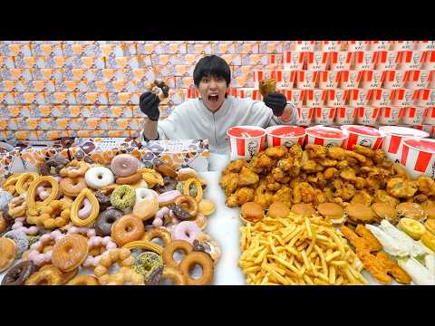 禁断の組み合わせ。ミスドとケンタッキー交互に食べたら無限に食べれる説。 thumbnail