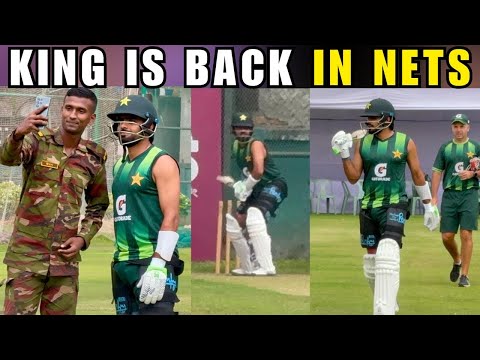 Babar Azam back in nets and start batting practice in Bangladesh thumbnail