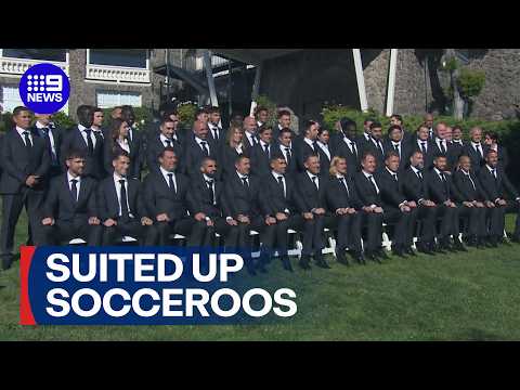 Socceroos coach defends 'tough' call to axe star ahead of World Cup campaign | 9 News Australia thumbnail