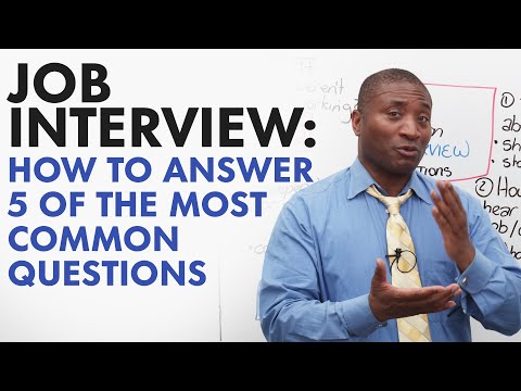 How to answer 5 of the most common job interview questions thumbnail
