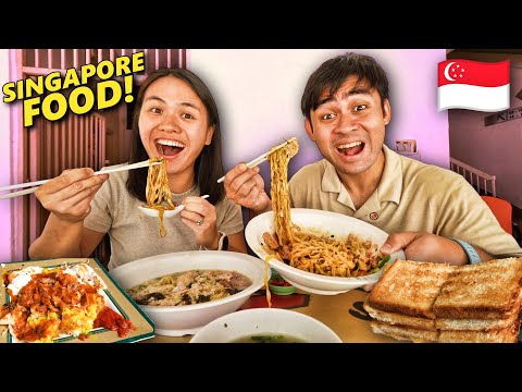 Authentic Singaporean Food Tour 🇸🇬 3 Must Try Breakfasts in Singapore! thumbnail