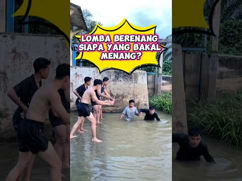 Lomba berenang siapa yang menang? #wakmi #videolucu #comedy #berenang #funny #sketsakomedi thumbnail