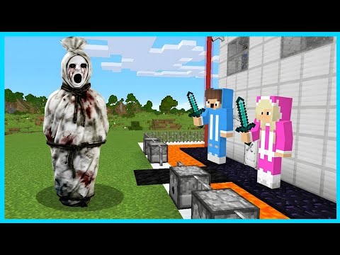 MIPAN & ZUZUZU BUAT RUMAH AMAN VS KIAMAT POCONG DI MINECRAFT! SEREM BANGET thumbnail