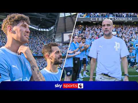 Man City's farewell for Pep Guardiola after his final game in charge 🩵 thumbnail