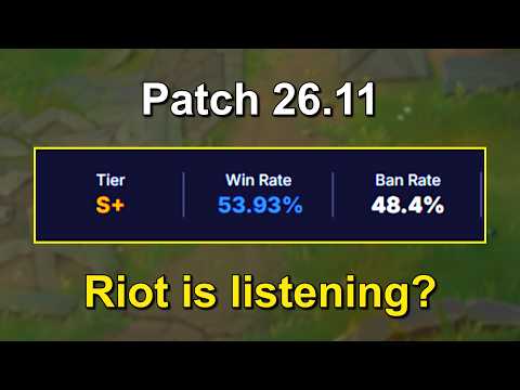 Good Changes are COMING?! (Patch 26.11 Preview) thumbnail