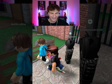 SUPRISING ROBLOX PLAYERS WITH THEIR FAVORITE YOUTUBER 😭❤️ #roblox #funny #memes #trolling #comedy thumbnail