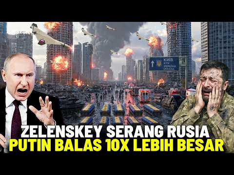 PUTIN MURKA UKRAINA MAIN CURANG!? Rusia Luncurkan Serangan Drone Besar²an Ke Kyiv thumbnail