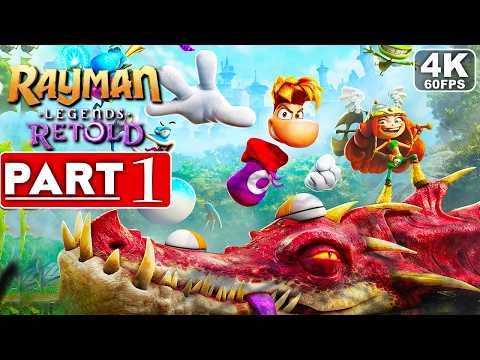 RAYMAN LEGENDS RETOLD Gameplay Walkthrough Part 1 [4K 60FPS] - No Commentary thumbnail