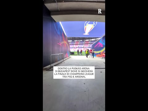 Siamo entrati nella Puskás Arena di Budapest, dove si giocherà la finale di Champions League thumbnail