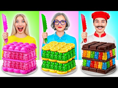 Desafío De Comida Chocolate Yo vs Abuela Batalla de Brainrot | Batalla de Cocina con Comida Multi DO thumbnail