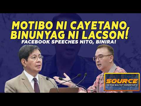 MOTIBO NI CAYETANO, BINUNYAG NI LACSON! FACEBOOK SPEECHES NITO, BINIRA! thumbnail