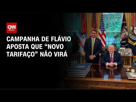 Campanha de Flávio Bolsonaro se mobiliza e diz que novo tarifaço não virá | CNN PRIME TIME thumbnail