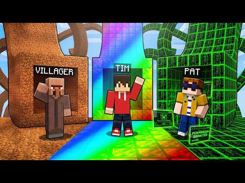 ARMER TUNNEL vs. AVARITIA TUNNEL vs. HACKER TUNNEL in Minecraft! thumbnail