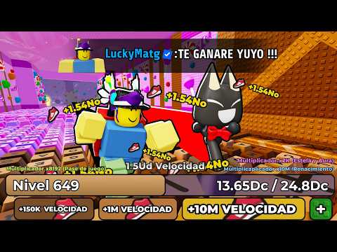 DESAFIE al ADMIN a una CARRERA de +1 Escape de teclado de Velocidad Roblox thumbnail