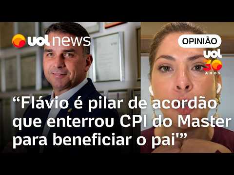 Flávio Bolsonaro é pilar de acordão que enterrou CPI do Master para beneficiar o pai | Daniela Lima thumbnail