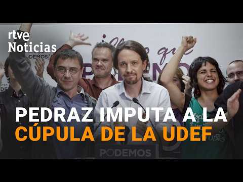 PEDRAZ IMPUTA al COMISARIO de la UDEF con el PP por el PRESUNTO ESPIONAJE a PODEMOS | RTVE Noticias thumbnail