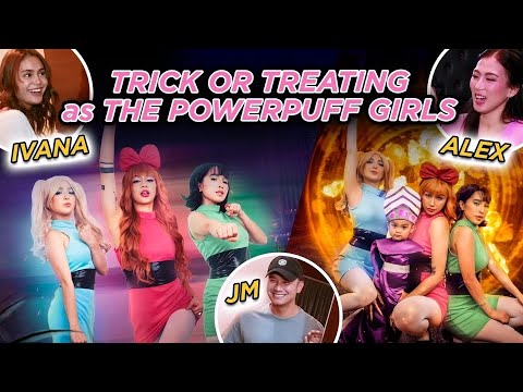 DoLaiNab as PowerPuff Girls ft. Bia as Mojojojo! (Halloween Trick or Treat!!) thumbnail