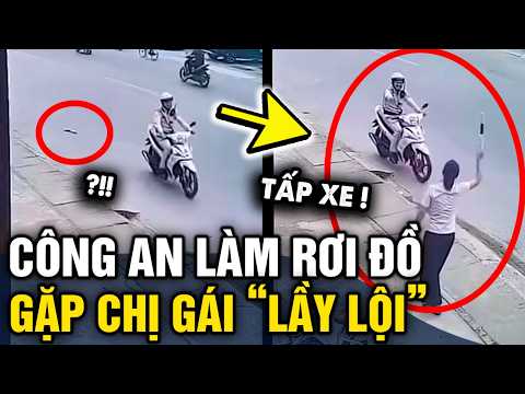 Thấy anh cảnh sát LÀM RƠI DÙI CUI, chị gái có HÀNH ĐỘNG HÀI HƯỚC khiến cả làng đều vui | Tin 3 Phút thumbnail