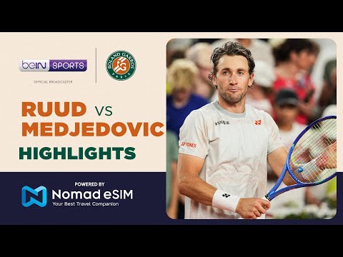 Casper Ruud vs Hamad Medjedovic | Roland-Garros 2026 | Match Highlights thumbnail