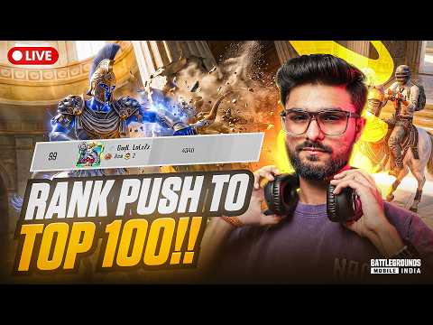 AAJ HOGA TOP 50 ME ENTRY | CONQUEROR RANK PUSH | BGMI LIVE #iQOORankPush thumbnail