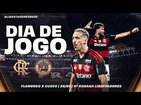 🔴 AO VIVO: FLAMENGO x CUSCO | PRÉ-JOGO + NARRAÇÃO | CONMEBOL LIBERTADORES (26/05/26) thumbnail