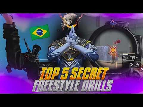 Top 5 Secret Freestyle Drills ?? | Only True Freestyle Players Know These Drills ? | Free Fire Max ? thumbnail