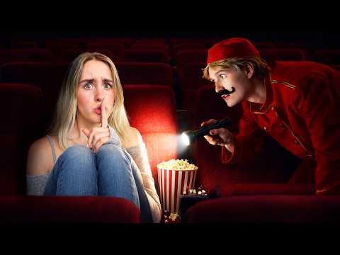 TIKKERTJE IN EEN BIOSCOOP!🍿 *verliezer krijgt straf* thumbnail