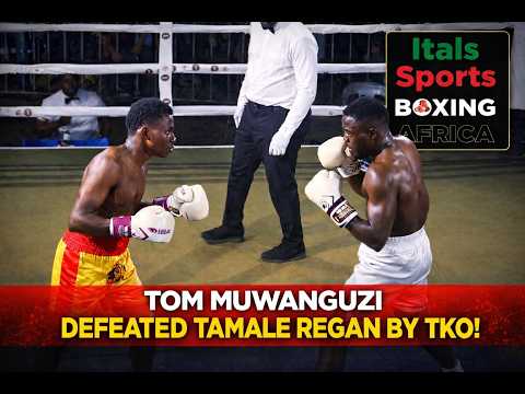 TOM MUWANGUZI BEATS TAMALE REGAN BY TKO—FULL FIGHT HIGHLIGHTS. #tommuwanguzivstamaleregan #babuyusuf thumbnail