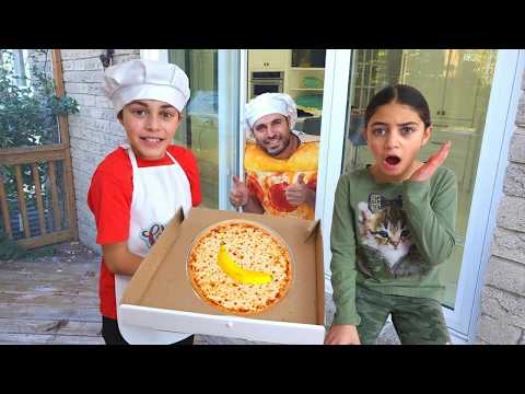 Heidi & Zidane की मज़ेदार पिज़्ज़ा डिलीवरी और हेल्दी फूड 🍕🍌 | बच्चों की फनी कहानियाँ thumbnail