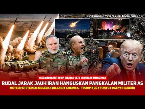 IRAN PERMALUKAN ANCAMAN TRUMP! Ribuan Rudal Melesat Hantam Israel, Netanyahu Nangis Jadi Korban thumbnail