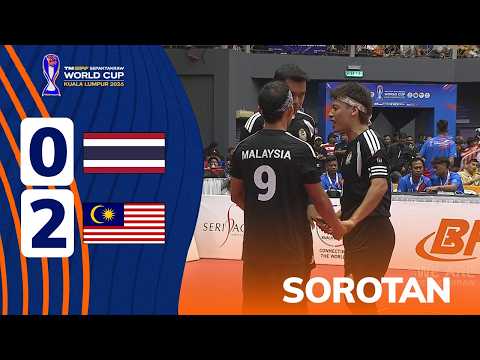 Thailand 0 - 2 Malaysia | Final | Berkumpulan | Perlawanan 3 | TM ISTAF Sepaktakraw World Cup 2026 thumbnail