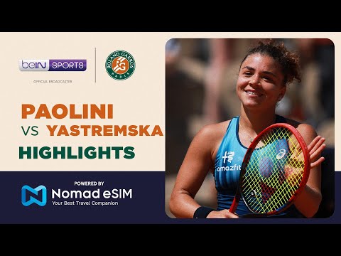 Jasmine Paolini vs Dayana Yastremska | Roland-Garros 2026 | Match Highlights thumbnail
