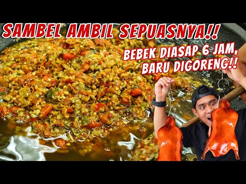 PERTAMA KALI MAKAN BEBEK ASAP GORENG, SAMBEL AMBIL SEPUASNYA!! thumbnail