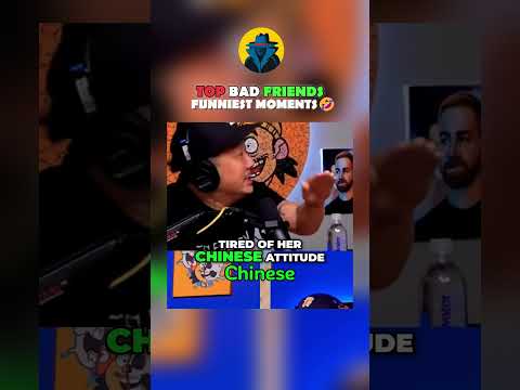 Bad Friends Funniest Moments😂 #viralvideo #podcast #interestingclips #viralshort #funny #badfriends thumbnail