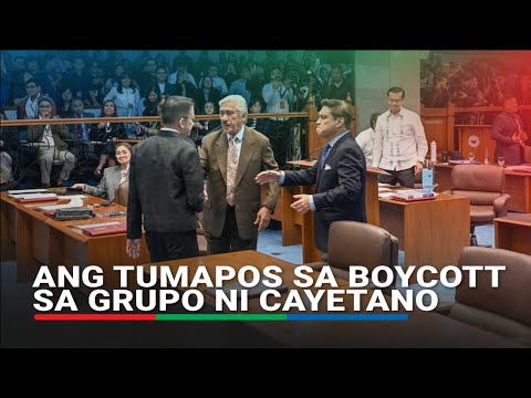 ICYMI: Ang pagdating ni Chiz na tumapos sa boycott ng grupo ni Cayetano | ABS-CBN News thumbnail
