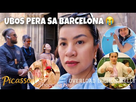 Barcelona Day 3: Shopping HAUL + PINOY FOOD ?? + Museum Vlog thumbnail