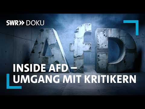 Drohungen und Anzeigen: Wie die AfD ihre Kritiker bekämpft | Inside AfD | SWR Doku thumbnail