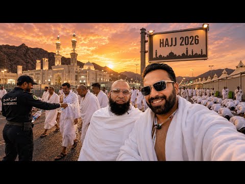Uncut Mina Walk 🕋 From Tents to Masjid Al Khaif 😍 Hajj 2026 thumbnail