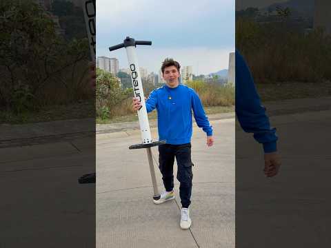 Cuánto puedo saltar con el XPogo?😱🤕⚠️ thumbnail