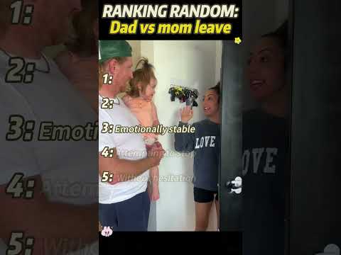 Dad vs mom leave #baby #funnybaby #reaction #fyp #usaus thumbnail